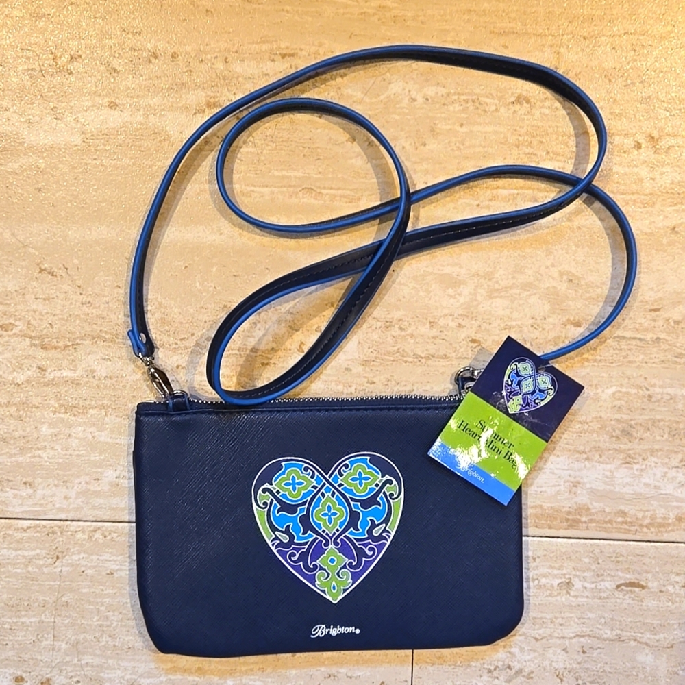 Brighton Summmer Heart Mini Crossbody Bag